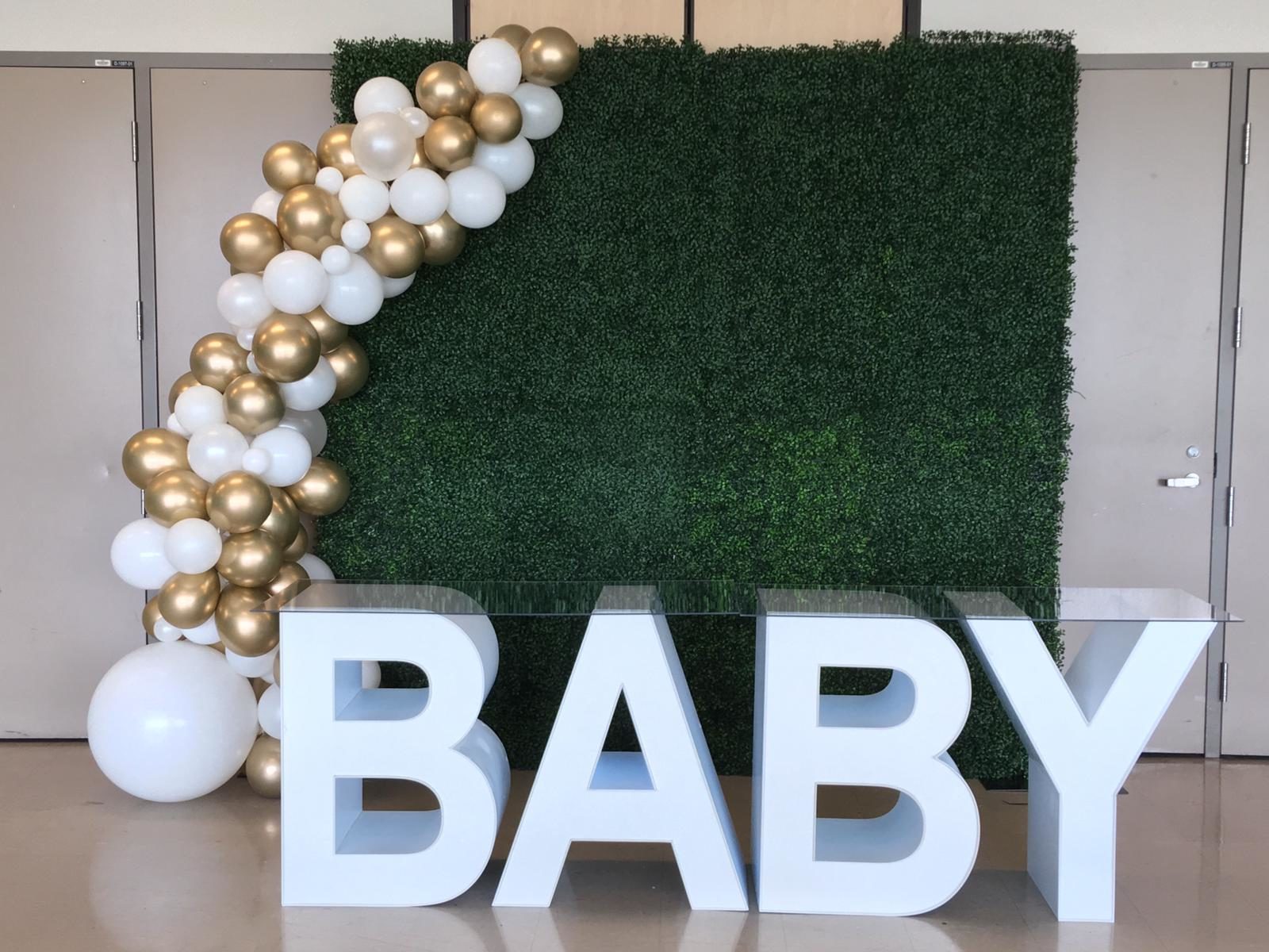 Baby marquee block letters table Toronto