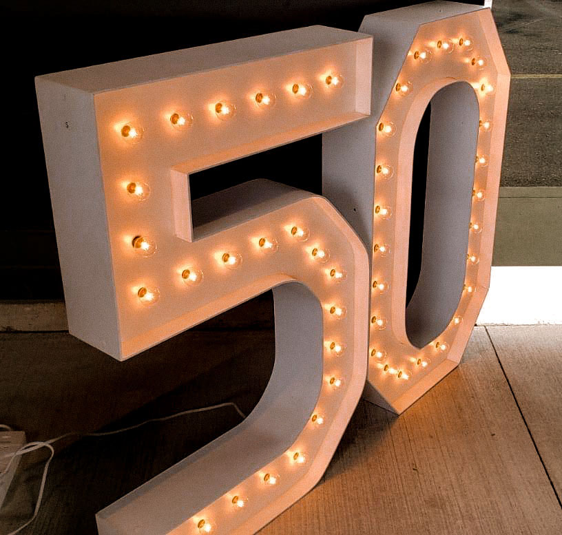 Oshawa Birthday Marquee Lights for Rent