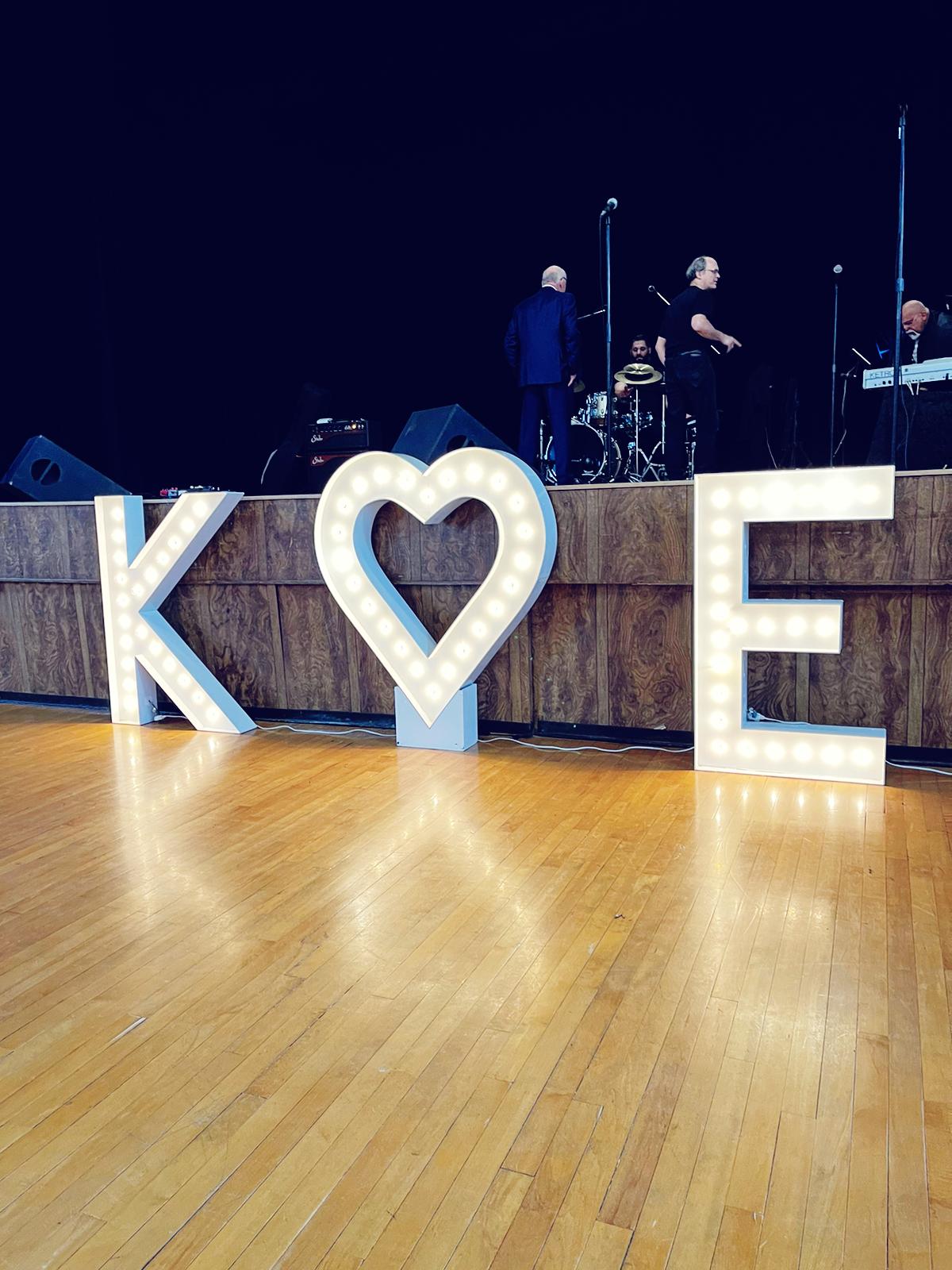 angus wedding marquee letters