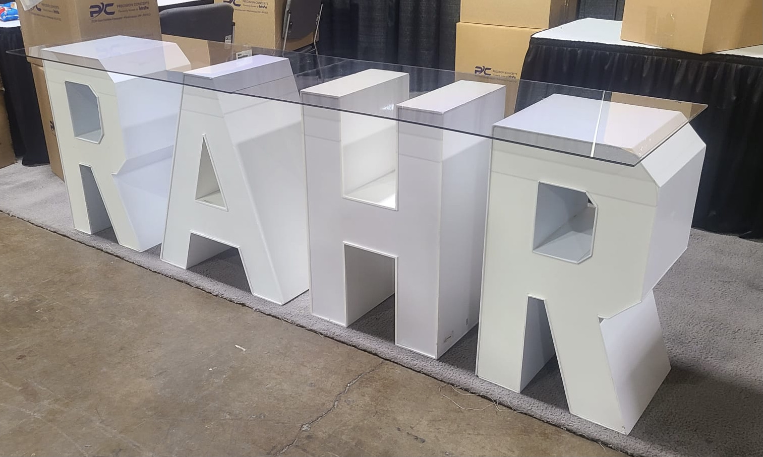 Bolton Marquee Block Letters Table