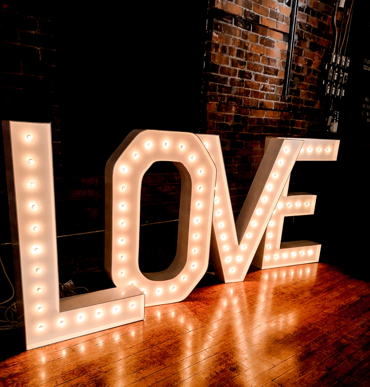 Wedding Marquee Letters in Caledonia