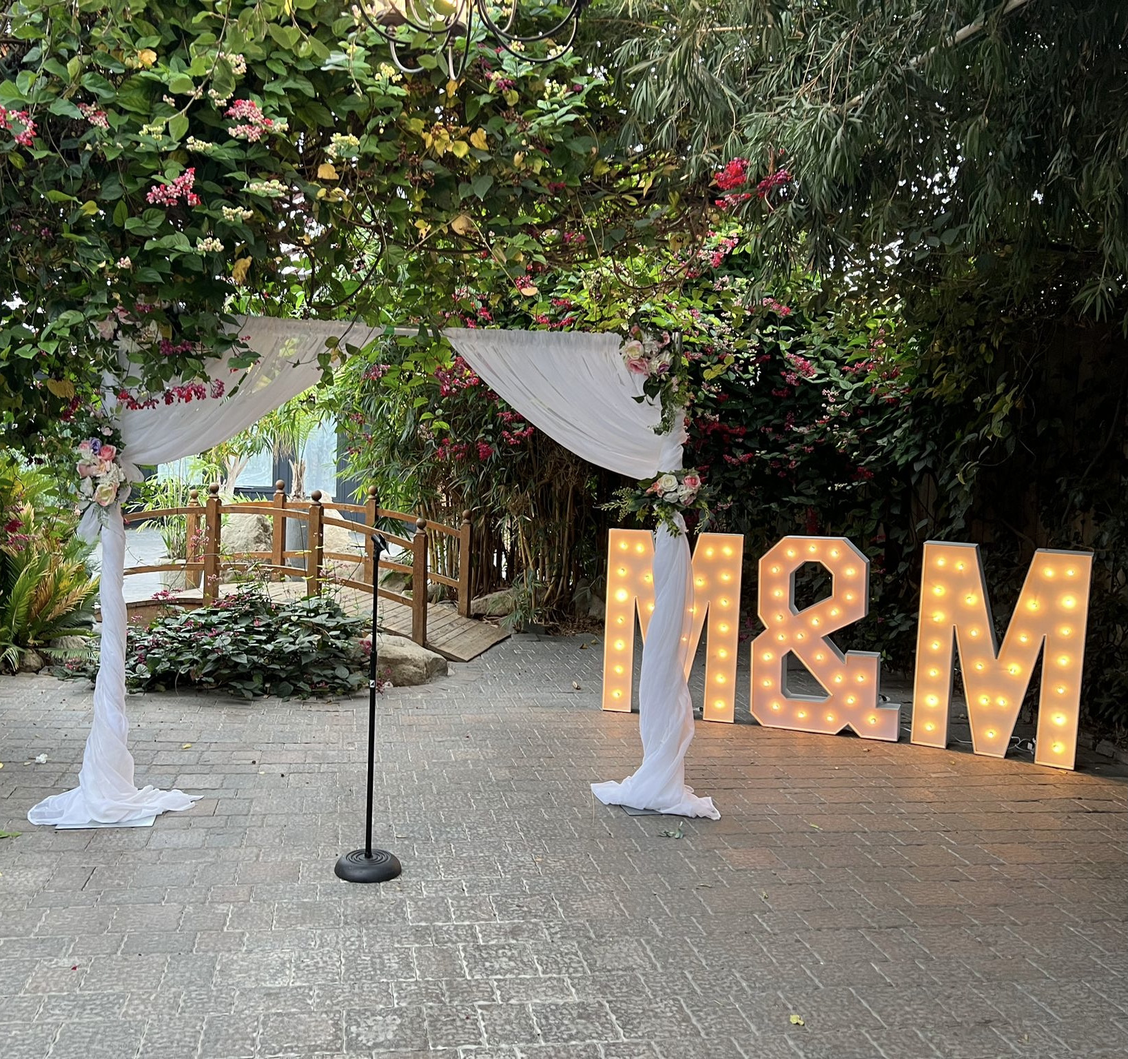 Cambridge Wedding Marquee Letters