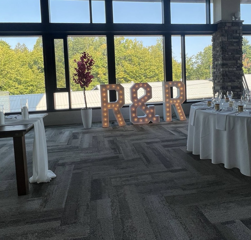 Huntsville Wedding Marquee Letters