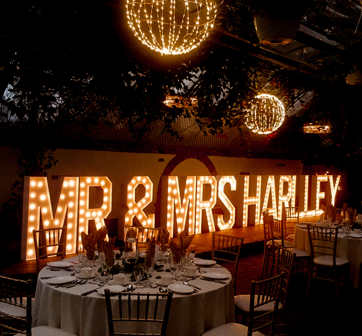 Wedding Marquee Letters in Ingersoll
