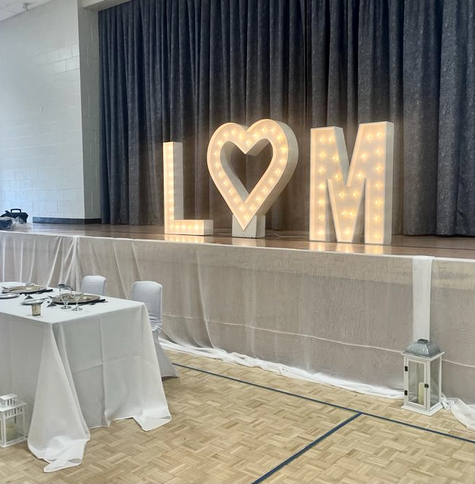 Wedding Marquee Letter Rentals