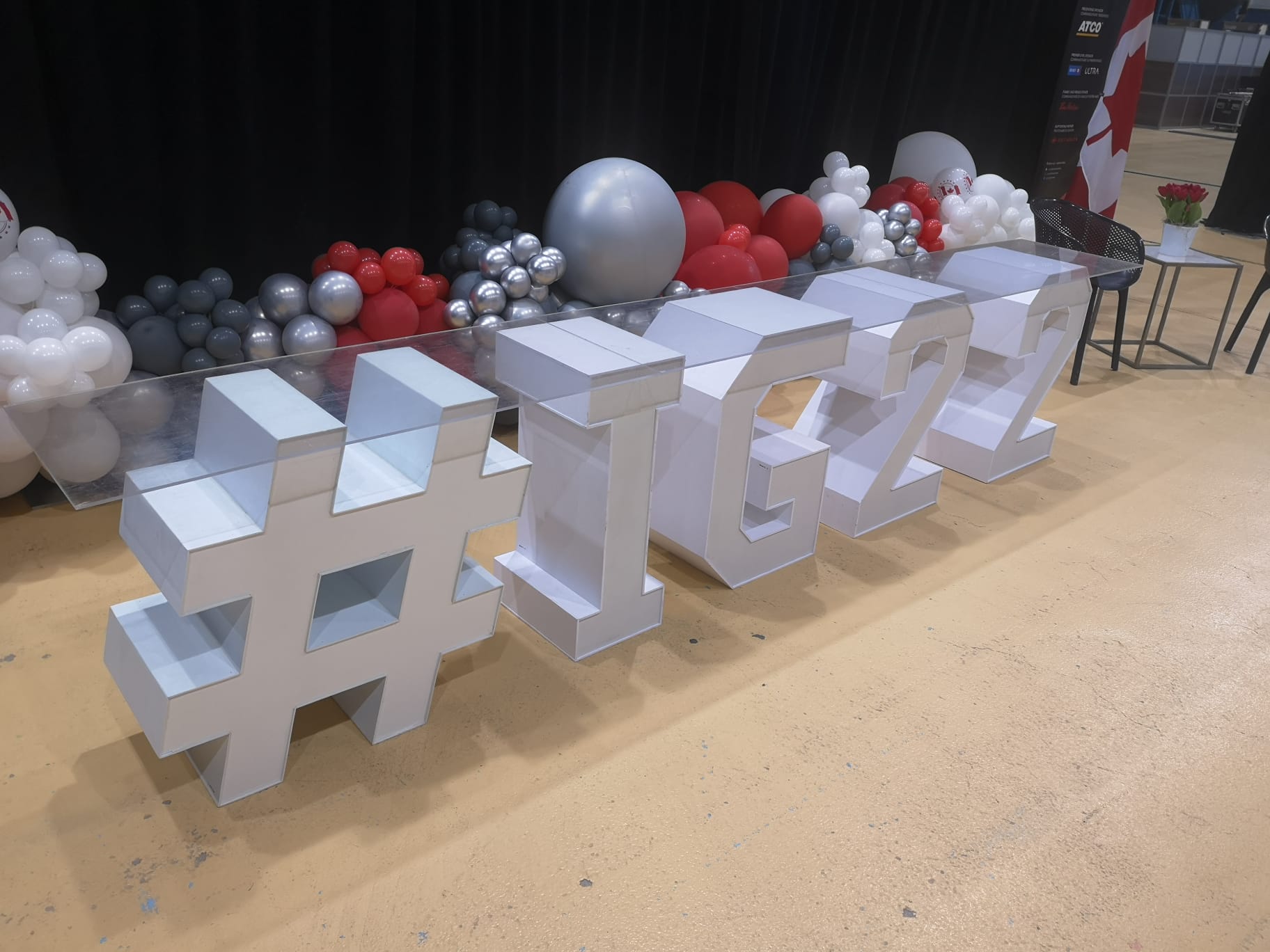 scugog marquee block letter tables