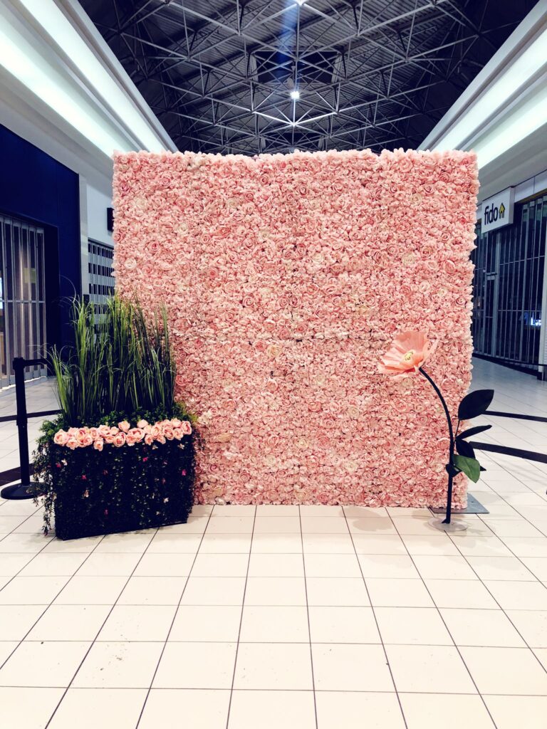 Milton Toronto Flower Wall Rental